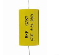 Floweringbeter Lot de 4 condensateurs en polypropylène 33 uF 250 V pour utilisation passive dans les systèmes de haut-parleurs bidirectionnels et tridirectionnels (47 µF)