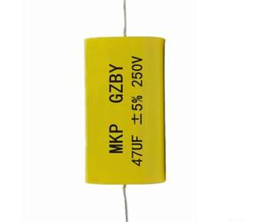 Floweringbeter Lot de 4 condensateurs en polypropylène 33 uF 250 V pour utilisation passive dans les systèmes de haut-parleurs bidirectionnels et tridirectionnels (47 µF)