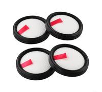 Floweringbeter Lot de 4 filtres de rechange pour aspirateur à main DEVOAC N300 et Haier T19B pour maintenir des sols propres au quotidien