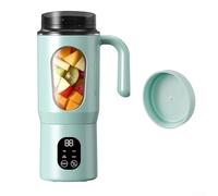 Floweringbeter Mini presse-agrumes haute vitesse pour préparation de jus, smoothie et purée avec taille portable et composants en acier inoxydable (vert)