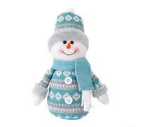 Floweringbeter Nain de Noël pour la maison, la cuisine et la ferme, décorations de vacances de style scandinave fabriquées à la main pour une présentation festive (bonhomme de neige)