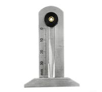 Floweringbeter Outil de mesure de profondeur de bande de roulement de pneu avec mécanisme d'étrier à vernier pour une utilisation sur les voitures, SUV, motos et camions commerciaux (0-30 mm)