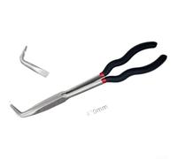 Floweringbeter Pince à bec long de 40,6 cm avec pointes courbées de 45 degrés et 90 degrés pour la gestion des fils (C)