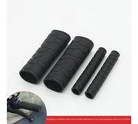 Floweringbeter Poignées de guidon de moto en caoutchouc souple - En silicone - Résistantes aux intempéries - Antidérapantes - Pour guidon gauche et droit - Noir