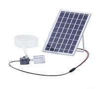 Floweringbeter Pompe à eau 12 V CC avec panneau solaire 9 V 10 W pour améliorer les environnements aquatiques et les jardins