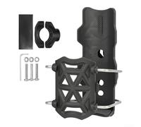 Floweringbeter Porte-bouteille d'eau pour vélo de montagne avec design de serrage automatique et base rotative pour un placement personnalisé du cadre (noir)