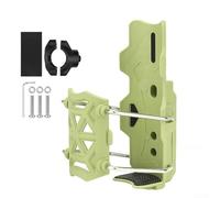 Floweringbeter Porte-bouteille d'eau pour vélo de montagne avec design de serrage automatique et base rotative complète pour un placement personnalisé du cadre (vert)