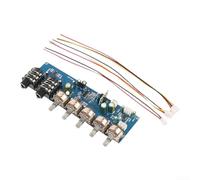 Floweringbeter PT2399 Module de préampli de retard de réverbération pour le traitement du signal du microphone avec réglage du temps ECHO et de la profondeur de réverbération