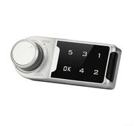 Floweringbeter Serrure à combinaison rotative tactile pour boîte aux lettres et porte, détection de fermeture magnétique et activation d'alarme sur les entrées non valides répétées (horizontal 30 mm)