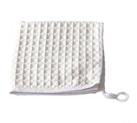 Floweringbeter Serviette à tissage gaufré haute performance avec boucle de suspension intégrée pour une utilisation continue dans l'industrie des services (blanc)