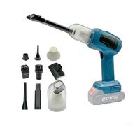 Floweringbeter Souffleur à vide lithium-ion 21 V pour batteries BL1830 BL1840 18 V avec brosse pour voiture, maison, bureau et nettoyage d'équipements électroniques