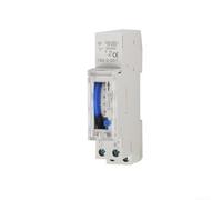 Floweringbeter SUL180A Minuteur mécanique avec intervalle de 15 minutes, minuterie cyclique analogique pour montage sur rail DIN, prend en charge 110 220 VAC, courant de commutation 16 A