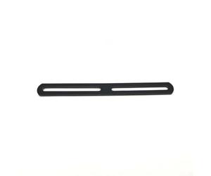 Floweringbeter Support de montage de plaque d'immatriculation de moto fabriqué en acier inoxydable pour une utilisation avec des plaques de format standard sur divers modèles de vélo (noir)