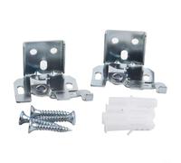 Floweringbeter Support de rail de rideau en métal robuste au design élégant qui s'adapte à la fois aux plafonds et aux murs