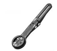 Floweringbeter Support réglable de précision pour ordinateur de vélo, ligne de vue claire et distraction minimale tout en maintenant une posture ergonomique (noir)