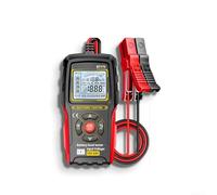 Floweringbeter Testeur de batterie vocal numérique compatible avec les batteries à acide automobile 12 V et 24 V offrant une résistance interne et un diagnostic de santé de la batterie