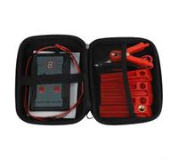 Floweringbeter Testeur d'impulsion d'injecteur de carburant avec 8 intervalles d'impulsion réglables, sortie double canal et 4 adaptateurs pour l'utilisation