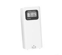 Floweringbeter Thermomètre hygromètre numérique intérieur extérieur station météo avec capteur à distance sans fil rétroéclairé moniteur de température d'humidité (blanc)