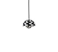 Flowerpot VP10 Suspension Noir/ Blanc