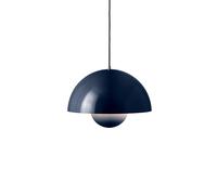 Flowerpot &Tradition VP7 Suspension Bleu Acier