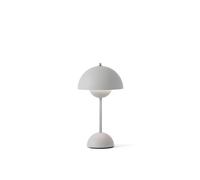 &Tradition Lampe de table Flowerpot portable VP9 Matt light grey