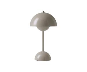 Flowerpot VP9 Portable Lampe à batterie / Lampe de table avec USB AndTradition Gris beige - 5705385022115