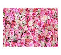 Flowers Birthday Party Photo Backdrops Vinyl Cloth Background for Wedding Lovers Children Photography Props (Color : C Size : 220cmX150cm)