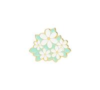 Flowers Brooch Enamel Metal Button Backpack Badge Stamens Corsage Women's Fashion Jewelry Friend Made in China