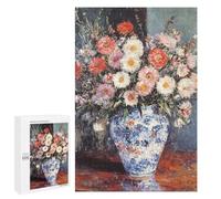 Flowers in Blue and White Vase Puzzle 1000 Pièces Educa Jouet en Bois Cadeau Unique Décoration Intérieure Jeu Éducatif Challenge Toy Adultes Et Enfants À Partir De 14 Ans 1000 PCS