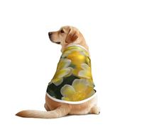 Flowers in The Park T-shirts pour chiens - Vêtements pour chiens de grande et moyenne taille - Chemise confortable pour chien, parfaite pour un usage quotidien