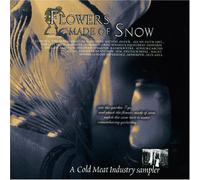 flowers made of snow