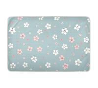 Flowers Spring Little Fresh Tapis à langer réutilisable imperméable lavable respirant pour enfants adultes animaux domestiques 132,1 x 86,4 cm (L x l)