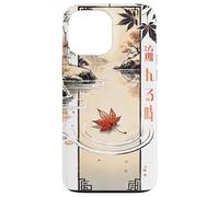 Flowing Time in Japanese Retro 80's 90's vaporwave aesthetic Coque pour iPhone 13 Pro Max