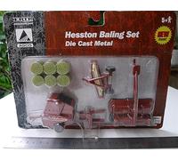 FloZ For ERTL for CASE for Hesston for Baling Set Red 1:64 Truck Accessories Pre-built Model