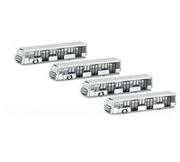 FloZ for Herpa for Scenix Airport Bus Set 4 pièces 1:500 Accessoire Modèle pré-construit