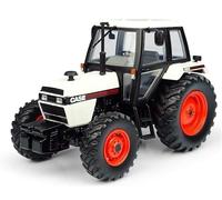FloZ For Universal Hobbies for CASE 1494-4WD Tracteur agricole Blanc/Noir 1:32 Modèle pré-construit