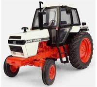 FloZ for Universal Hobbies for CASE for David for Brown 1490-2WD Tracteur agricole Blanc/Rouge 1:32 Modèle pré-construit