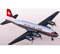 FloZ Pour Herpa pour Swissair pour Douglas DC-4 HB-ILU 1:200 Modèle préconstruit