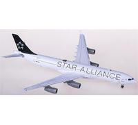 FloZ Pour JC Wings pour Lufthansa pour Airbus A340-300 D-AIFA Star Alliance 1:400 Modèle préconstruit