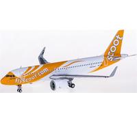 FloZ Pour JC Wings pour Scoot pour Airbus A320neo 9V-TNA 1:400 Modèle pré-construit
