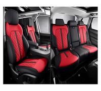 FLPLZKMNZK Protection sièges Voiture Housses De Siège De Voiture pour Mazda 6 pour Cx5 pour Cx3 Accessoires Auto en Cuir Imperméables Protecteurs De Siège De Voiture Protection siège(5Pcs-Black Red)