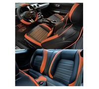 FLPLZKMNZK Protection sièges Voiture Housses De Siège De Voiture pour Mustang 2015 - 2022, Ensemble Complet D'accessoires en Cuir, Beau Et Pratique, Intérieur De Voiture Protection siège(Color14)