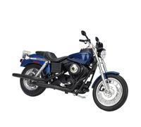flrian Compatible avec Harley - Davidson, 2014 Sportster Iron 883, 2017 Road King, 1: 12 Grande Taille Classique Moto Modèle Locomotive Pendule Cadeau Scène Dress Up Modèles de Motos(Blue)