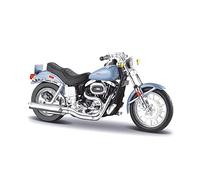 flrian pour Harley Davidson, 1928 JDH Twin Cam, 1953 74FL Hydra Glide, 1:18 Modèle De Moto en Métal Moulé sous Pression Réservoir De Carburant Ornement Cadeau Modèles de Motos(1977 FXS Low Rider)
