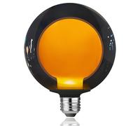 FLSNT Ampoule E27 grande boule 1800 K blanc chaud, 4 W (remplace 25 W), ampoule LED Edison vintage G125, 60 lm, rétro E27, intensité non variable, 1 pièce