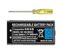 FLSTOR TWL-003 Batterie lithium-ion rechargeable 2000 mAh pour Nintendo DSi, console de jeu NDSi (pas pour Nintendo DSi XL, DS Lite, DSi LL)