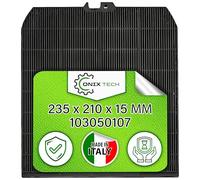 Fltre Hotte Aspirante Charbon Type 3 avec le Code Original 103050107 pour Falmec CR1000 pour Airlux a une Taille de 235 x 210 x 15 mm - MADE IN ITALY - ONIX TECH