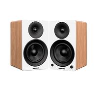 Fluance Ai41 Haut-Parleurs Stéréo 2.0 - 90 W avec Haut-Parleurs 5", Bluetooth 5, Optique, USB, Sub-Out - pour Platine, TV, PC - Bambou Chanceux