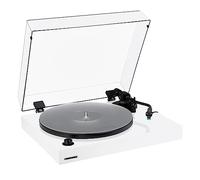 Fluance RT81+ Platine Vinyle Hi-FI - Cellule VM95E, Plateau Anti-Résonance, Tapis Acrylique, Préampli Phono, Socle Bois Massif, Pieds Réglables - Blanc Piano