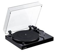 Fluance RT82 Platine Vinyle Haute Fidélité Référence, Cellule Ortofon OM10, Moteur À Régulation De Vitesse, Socle MDF Haute Densité, Pieds Isolants Contre Les Vibrations - Noir Piano